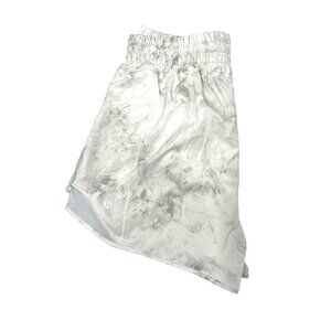 Lululemon Size 6 Beige Diamond Dye Hotty Hot Lined High-rise Shorts 4" Inseam